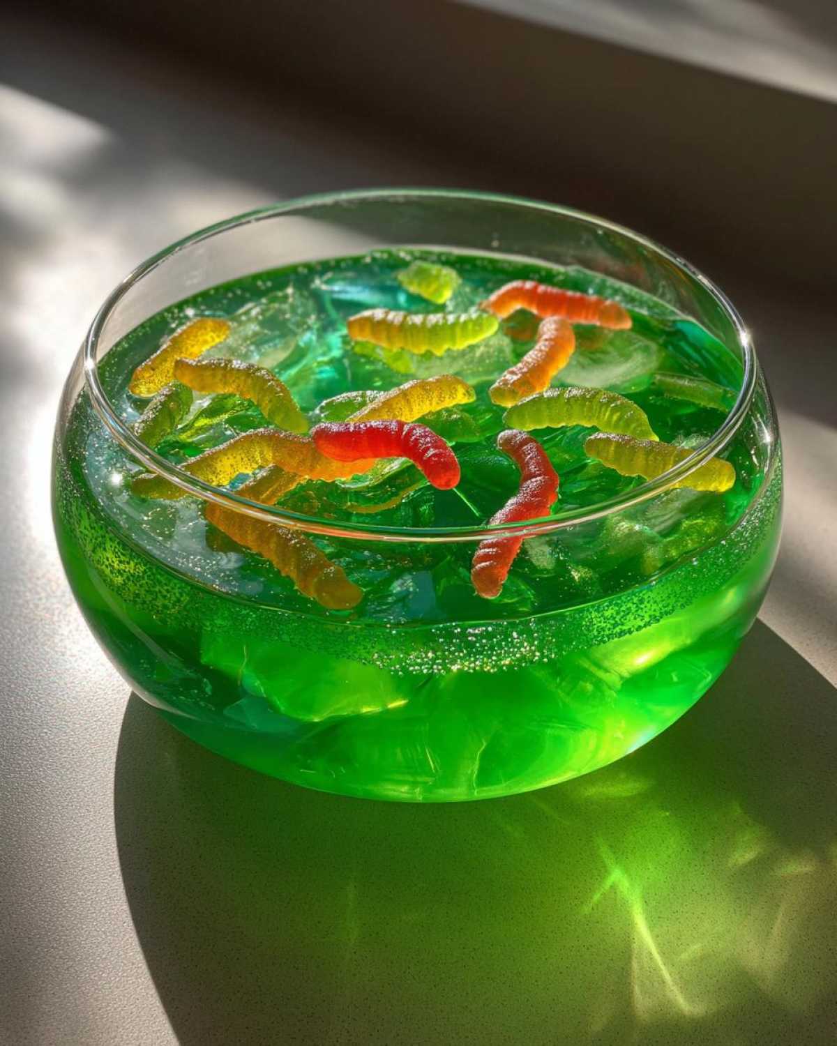 Grinch Punch (Holiday Drink) - detail 4