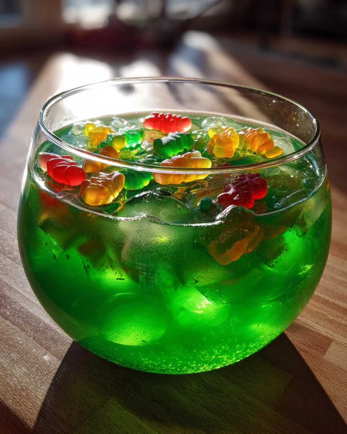Grinch Punch (Holiday Drink) - detail 3