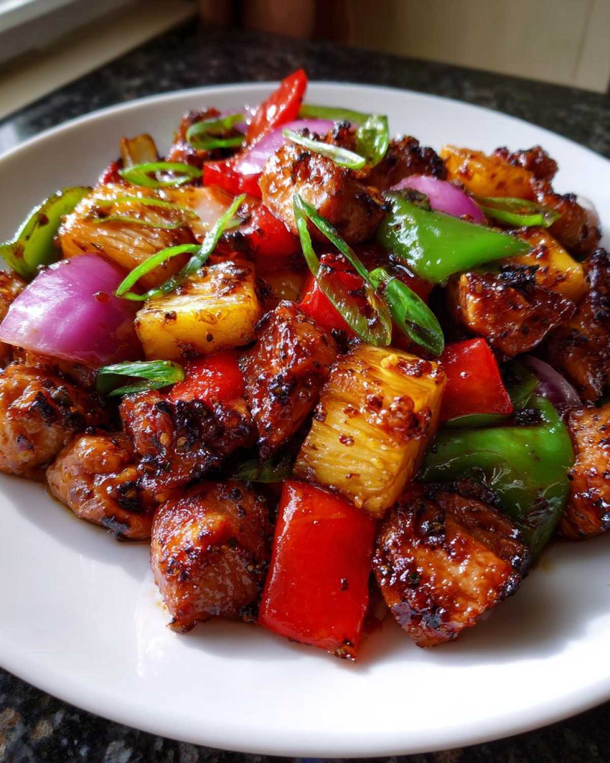Hawaiian Sheet Pan Chicken - detail 1