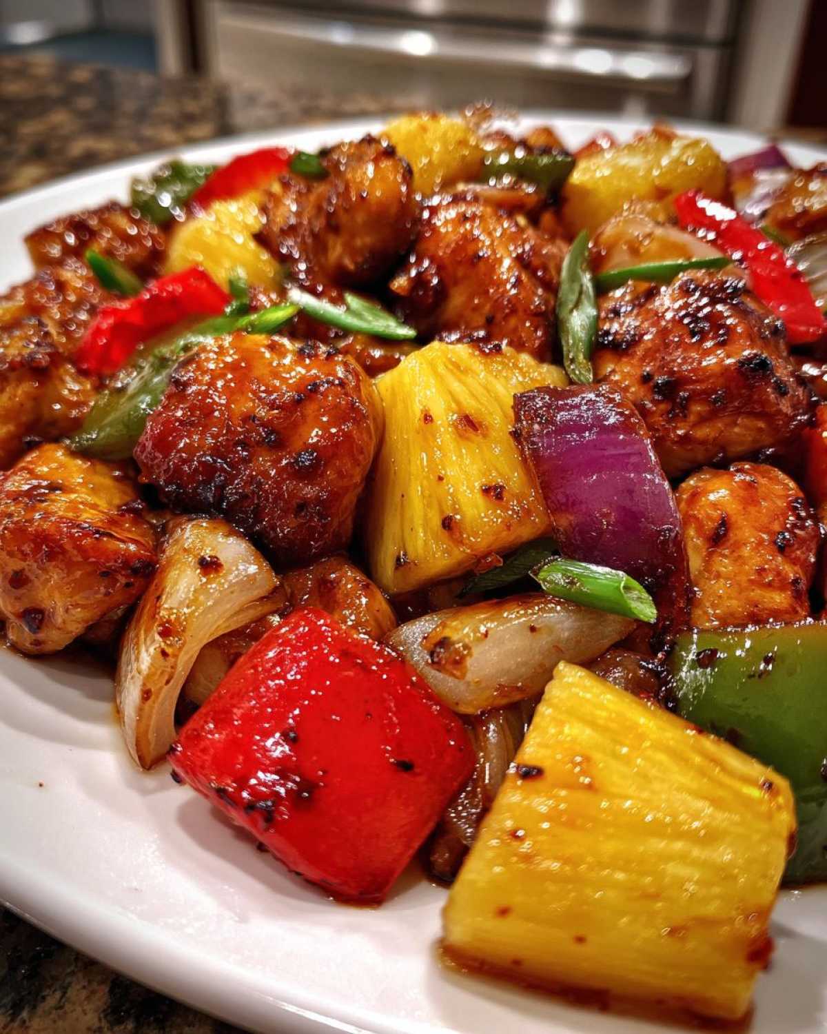 Hawaiian Sheet Pan Chicken - detail 2