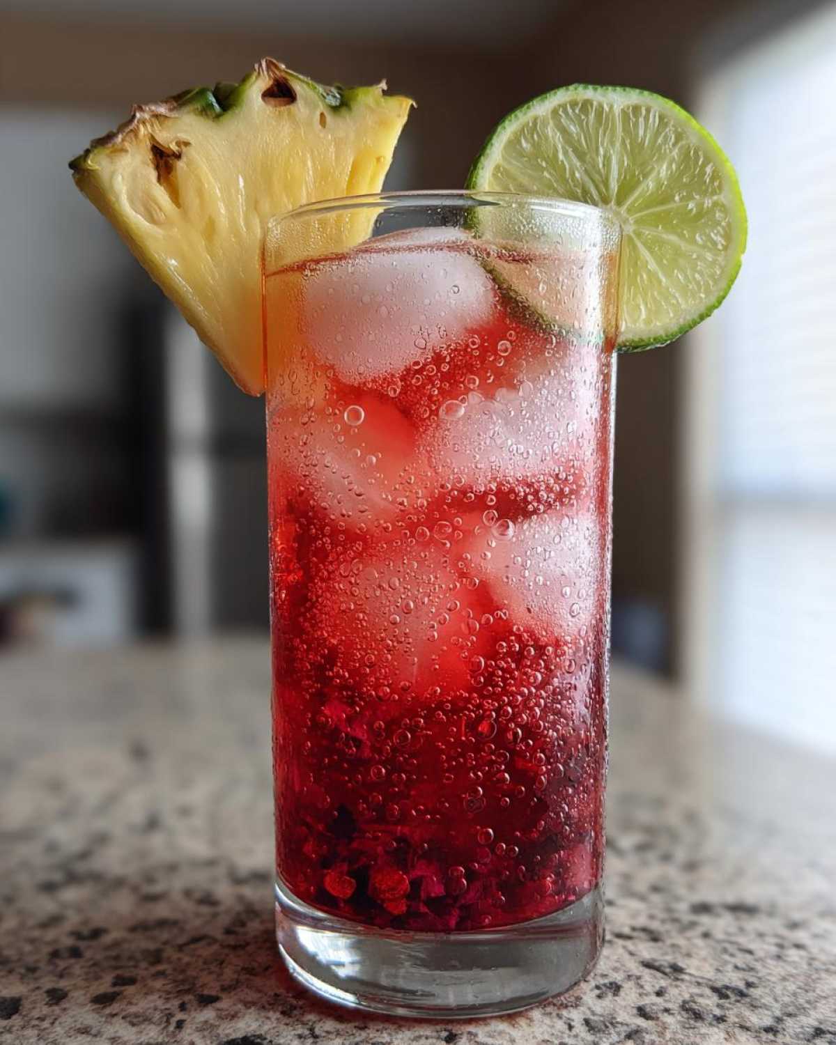 Hibiscus Pineapple Mocktail - detail 1