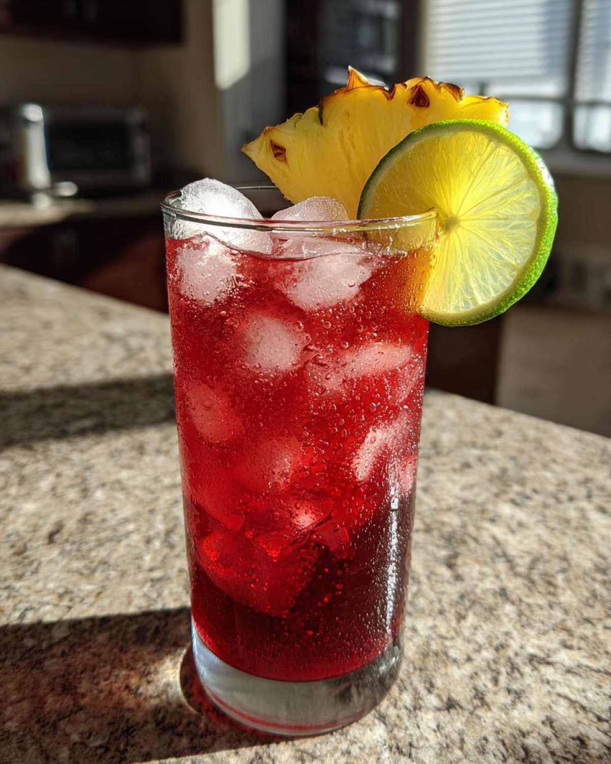 Hibiscus Pineapple Mocktail - detail 2
