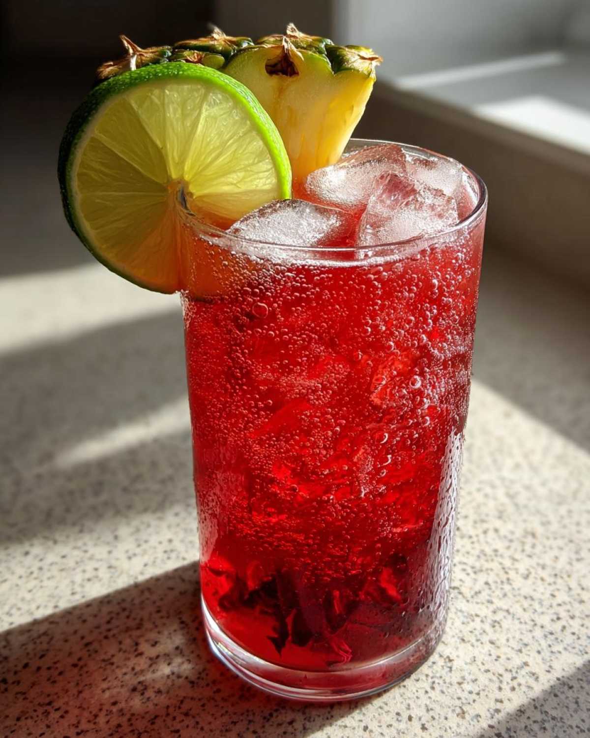 Hibiscus Pineapple Mocktail - detail 4