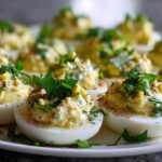 Holiday Deviled Eggs Wreath