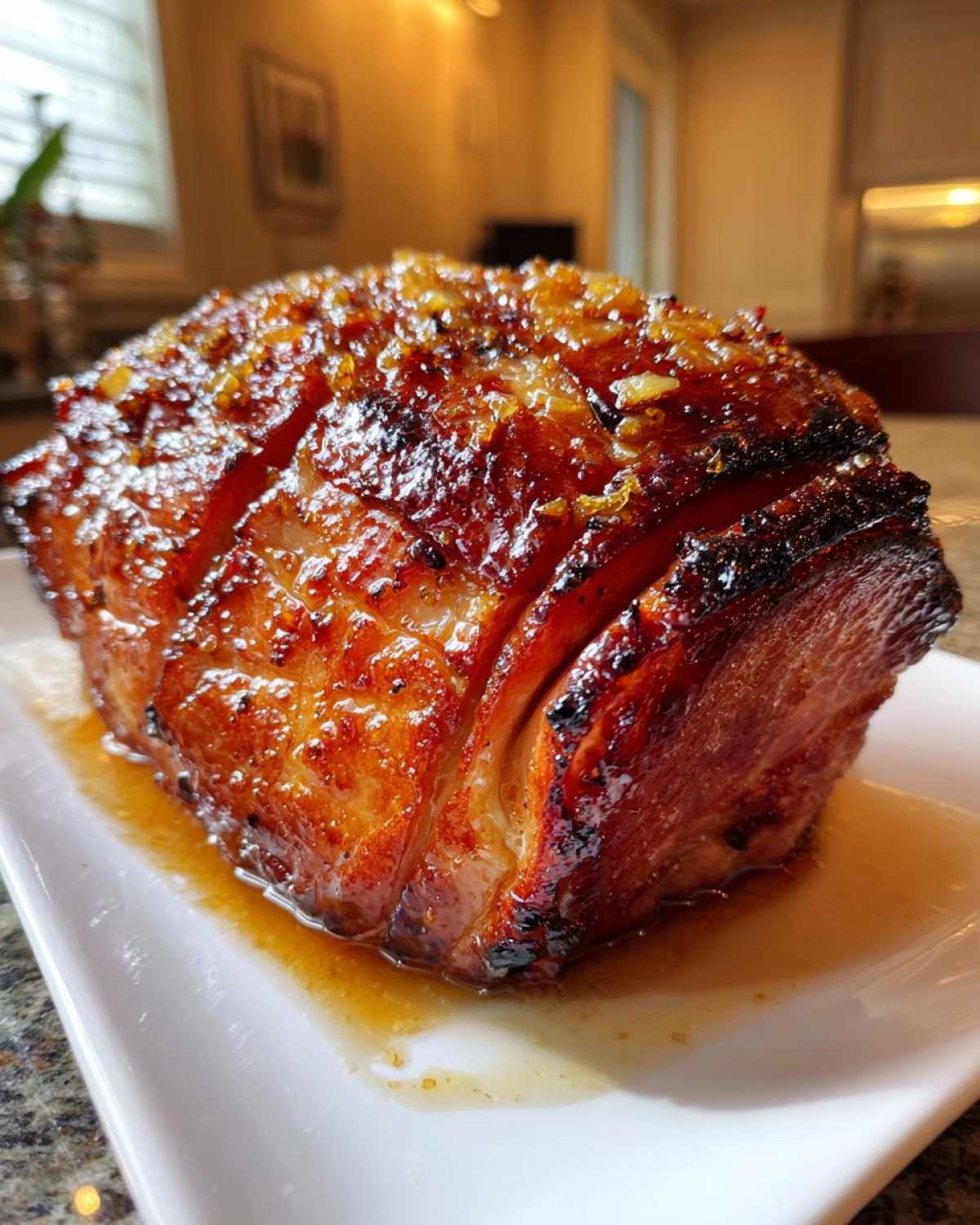 Holiday Ham with Pineapple Glaze - detail 1