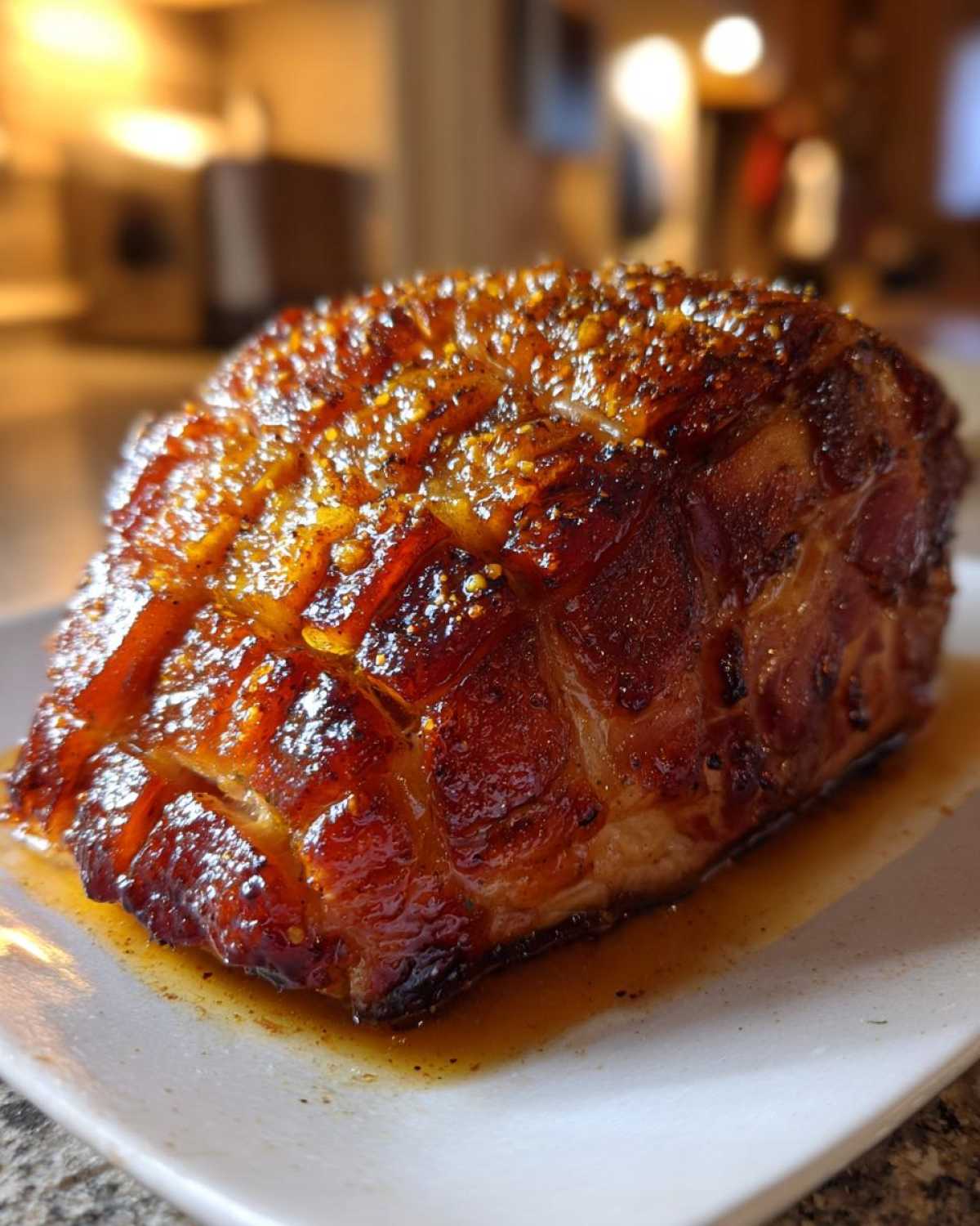 Holiday Ham with Pineapple Glaze - detail 3