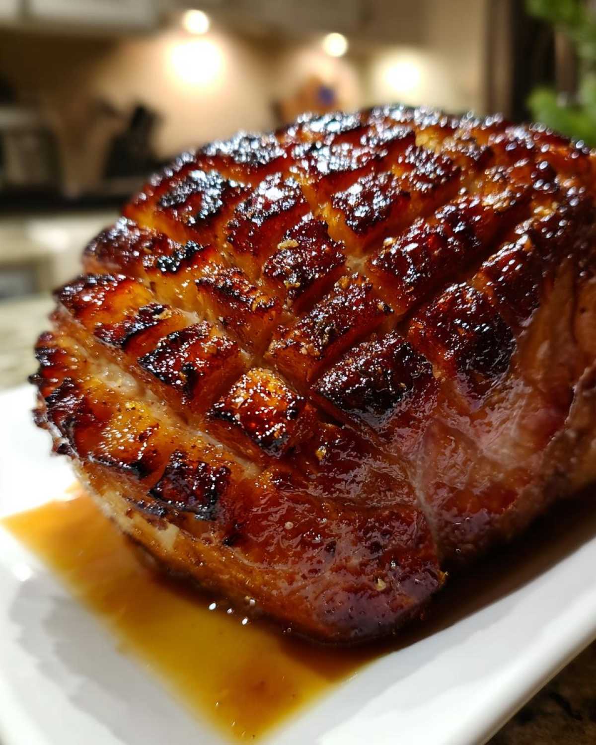 Holiday Ham with Pineapple Glaze - detail 4