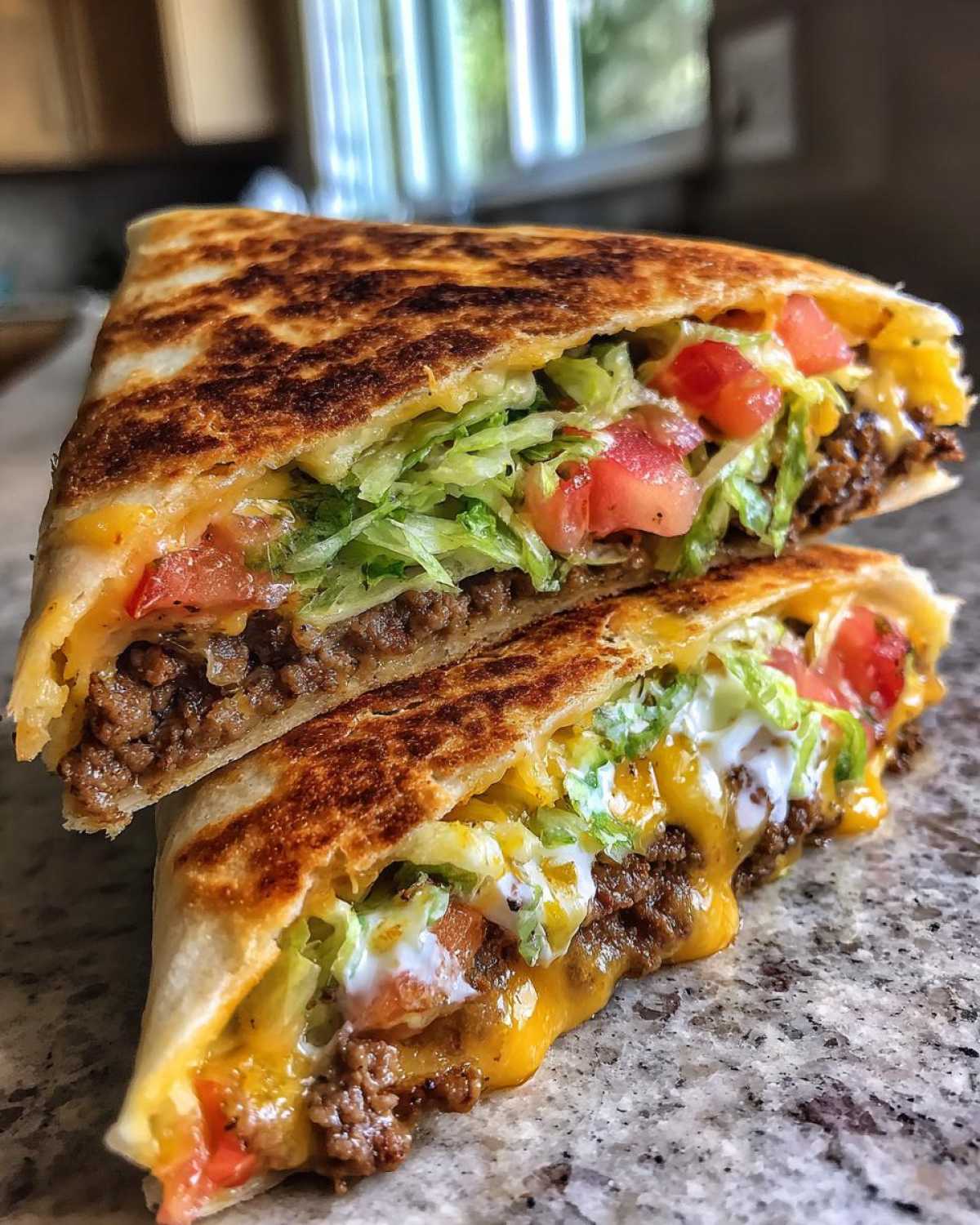 Homemade Crunchwrap Supreme - detail 1