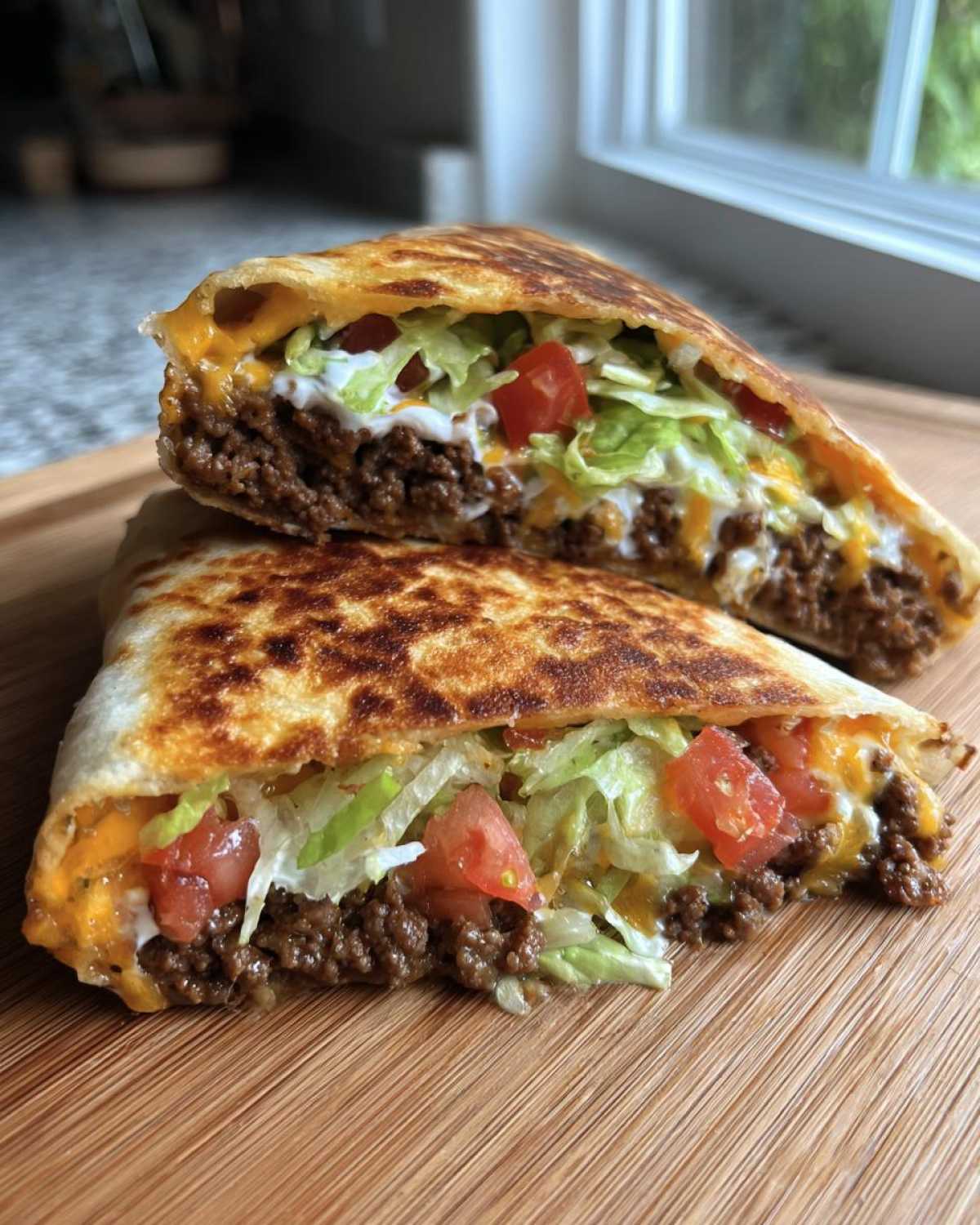 Homemade Crunchwrap Supreme - detail 2