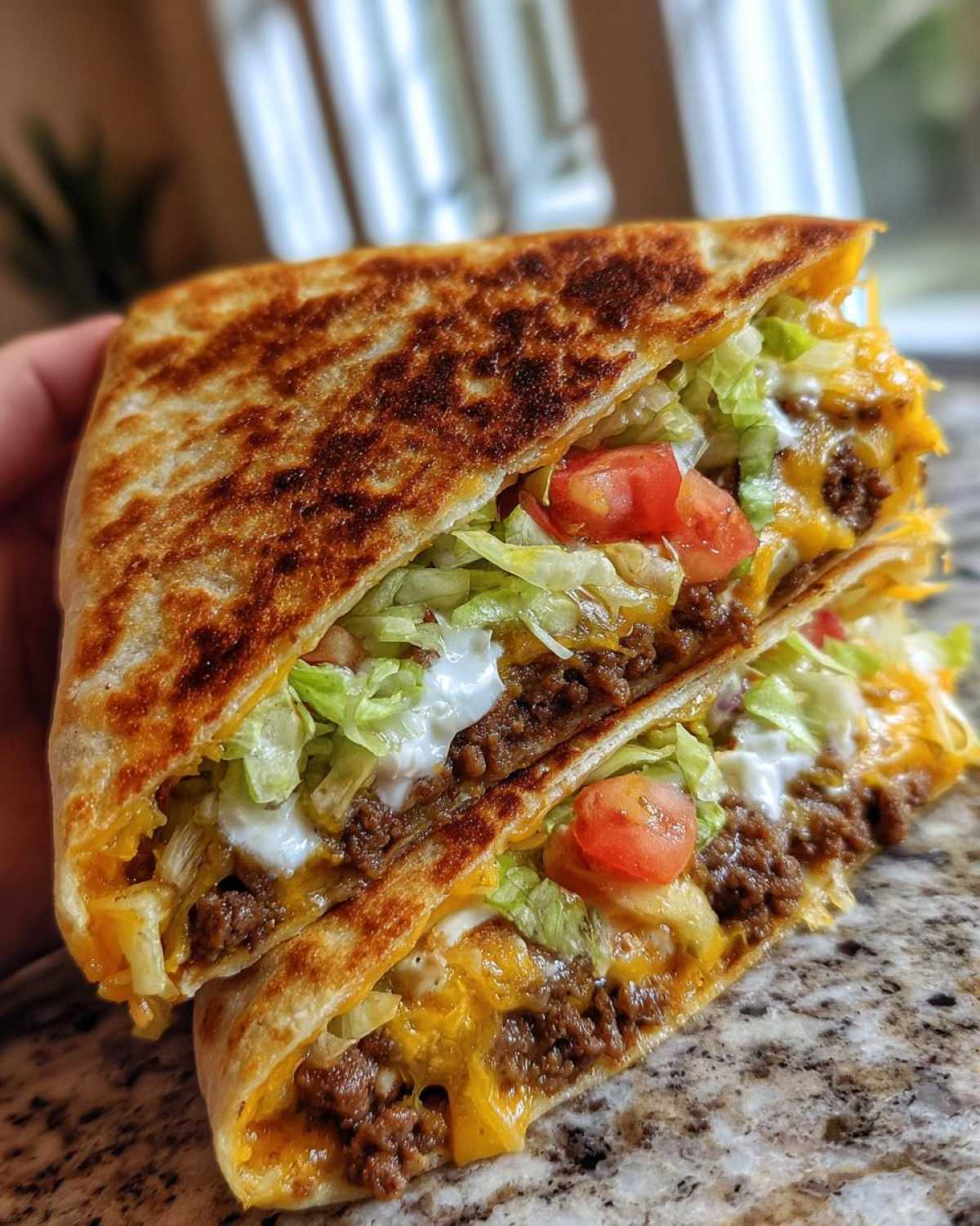 Homemade Crunchwrap Supreme - detail 3