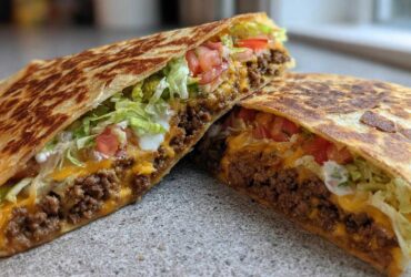 Homemade Crunchwrap Supreme