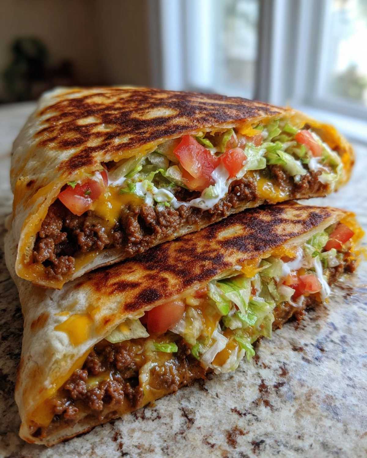 Homemade Crunchwrap Supreme - detail 4