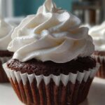 Hot Cocoa Cupcakes with Marshmallow Frosting
