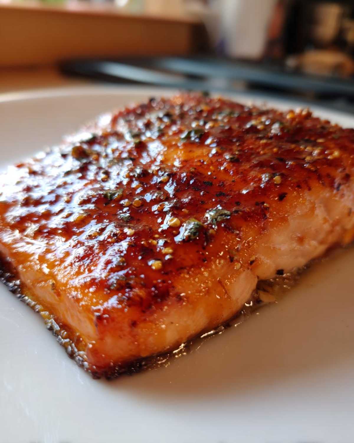 Hot Honey Glazed Salmon - detail 4