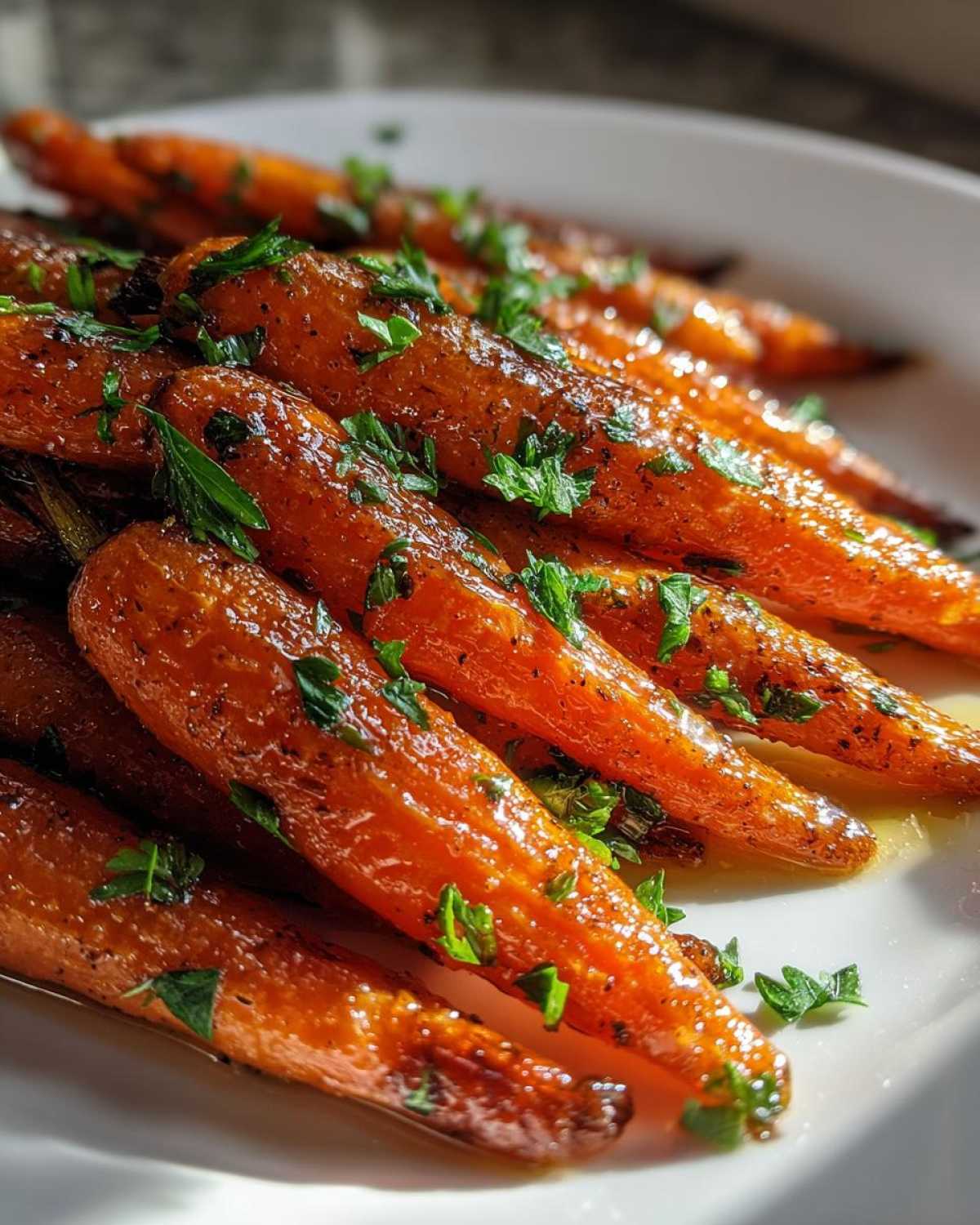Hot Honey Roasted Carrots - detail 2