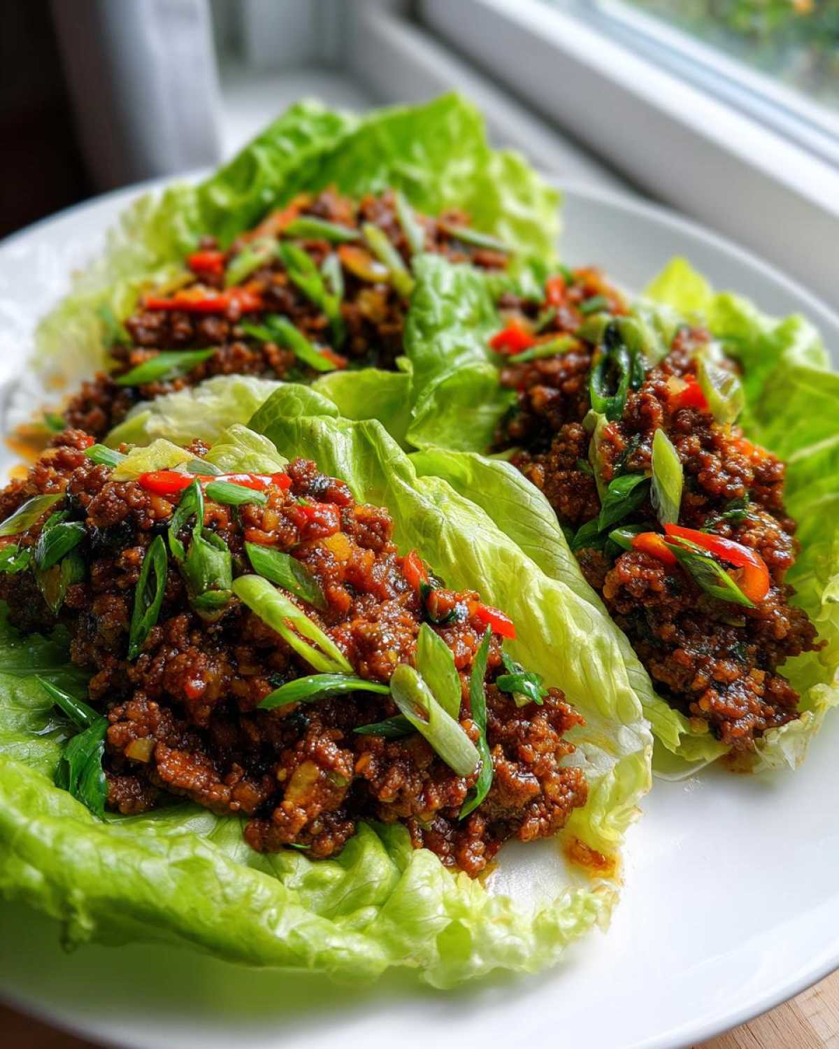 Korean BBQ Beef Lettuce Cups - detail 2