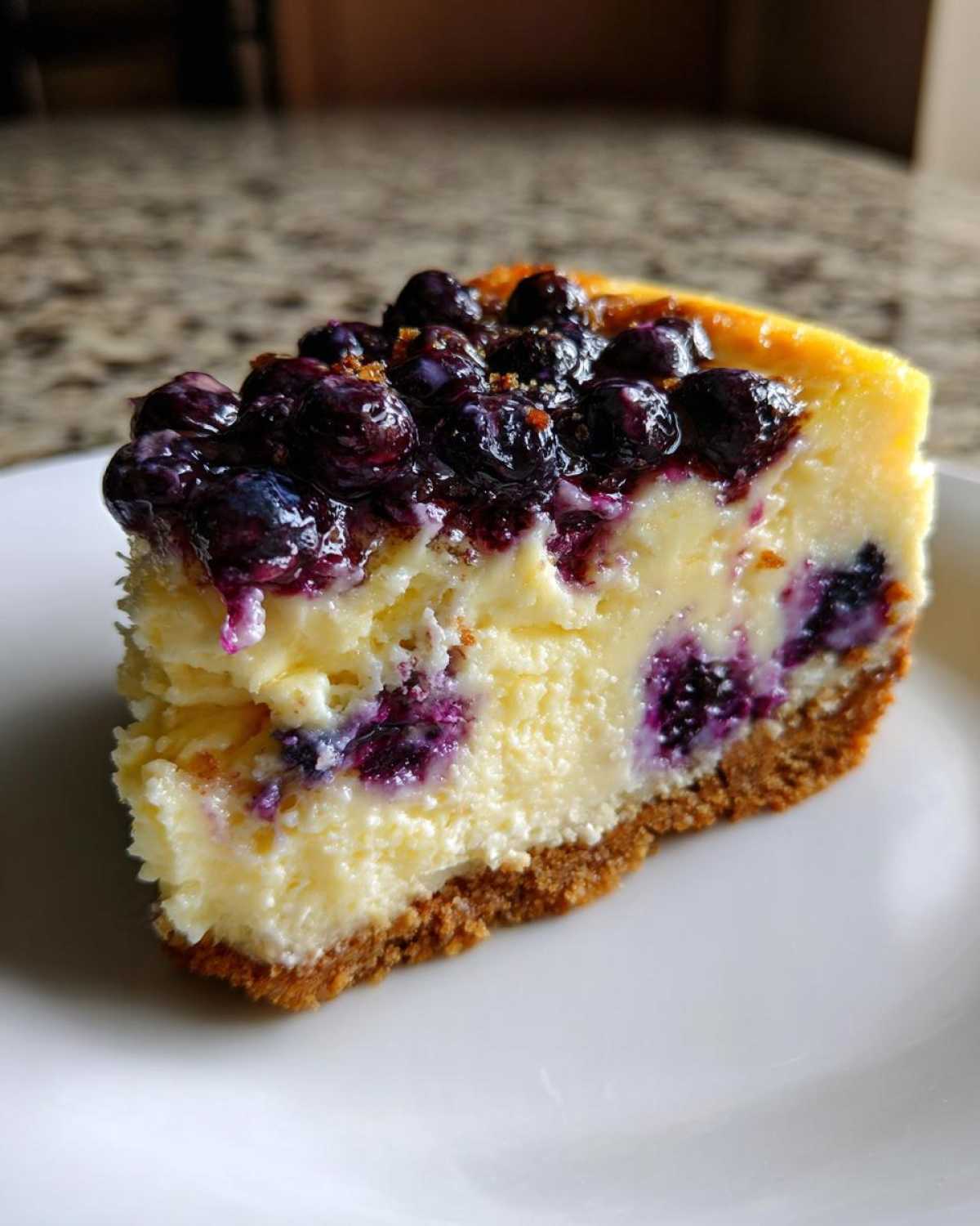 Lemon Blueberry Cheesecake - detail 1