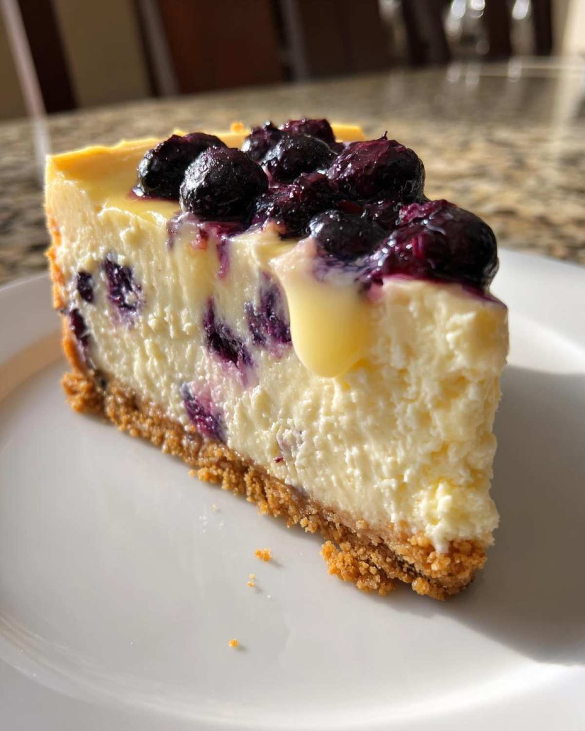Lemon Blueberry Cheesecake - detail 2