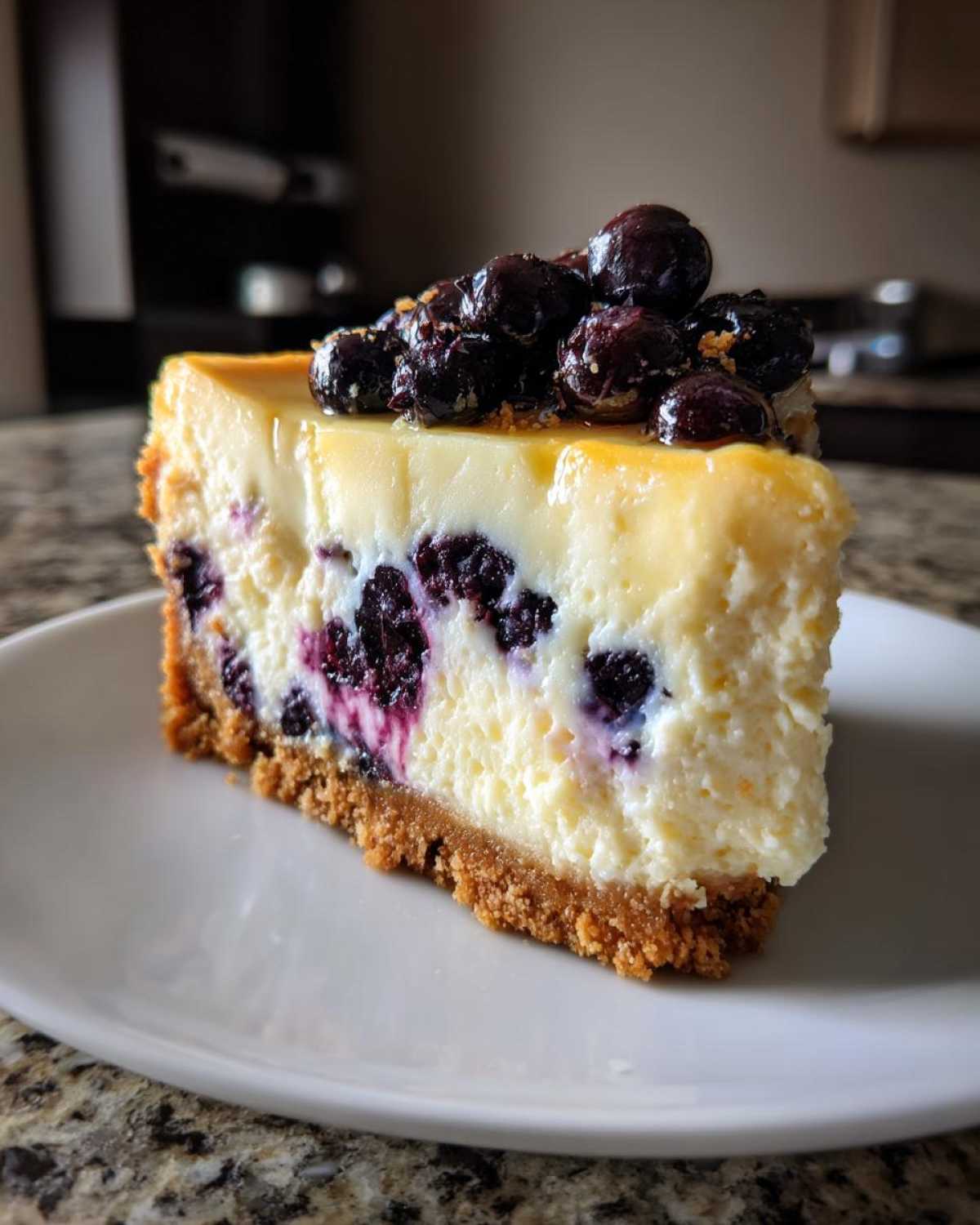 Lemon Blueberry Cheesecake - detail 3