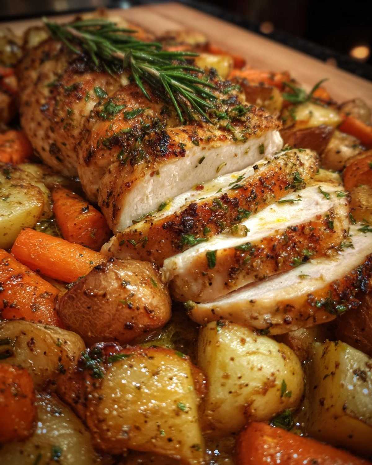 Lemon Herb Roast Chicken & Veggies - detail 3