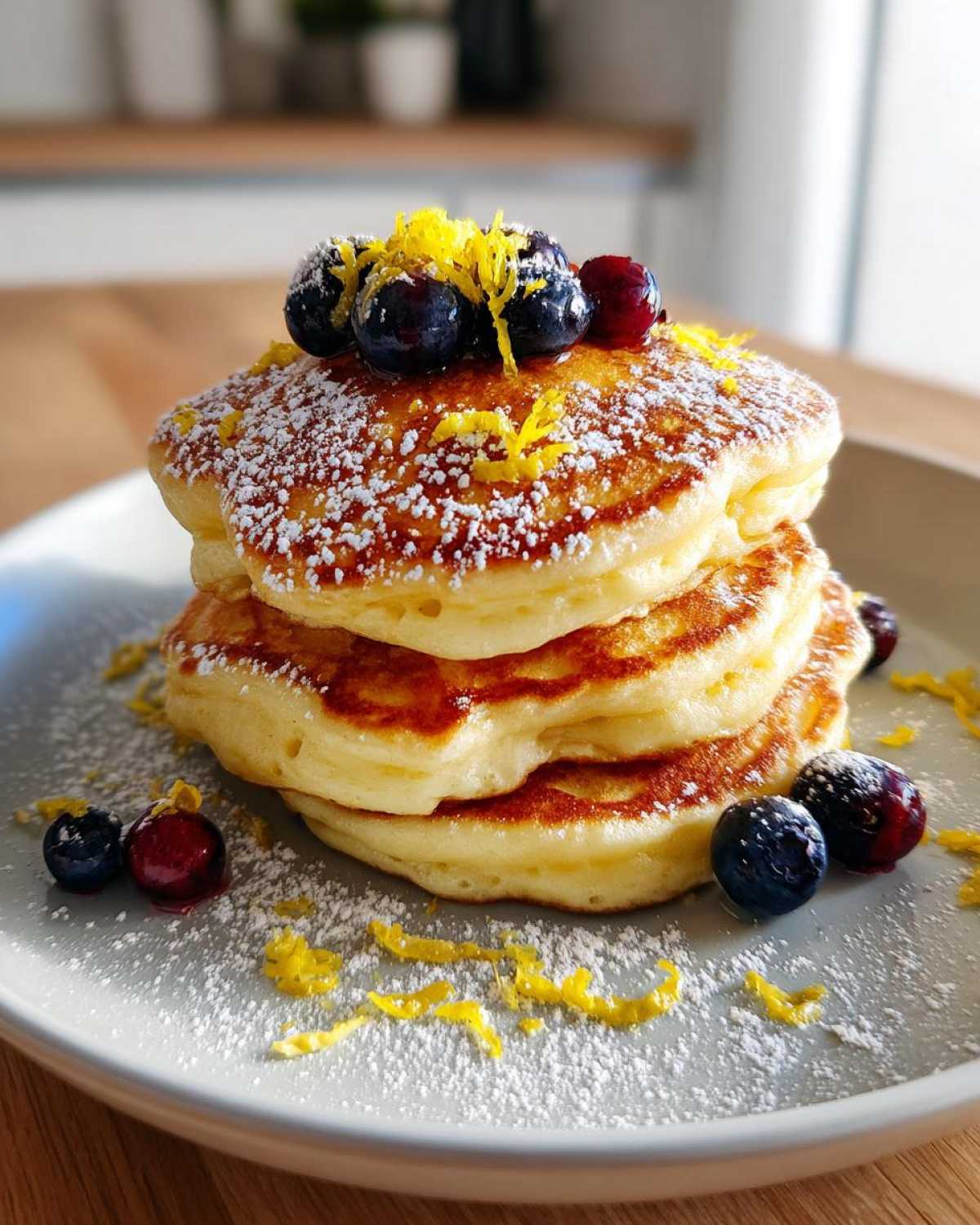 Lemon Ricotta Pancakes - detail 2
