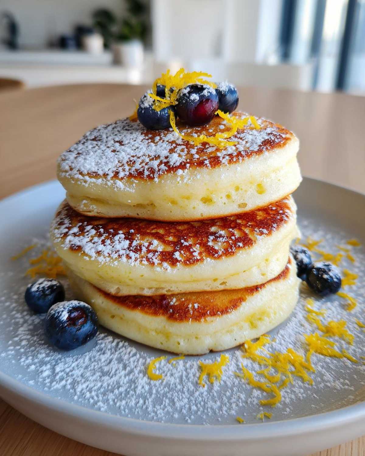 Lemon Ricotta Pancakes - detail 3