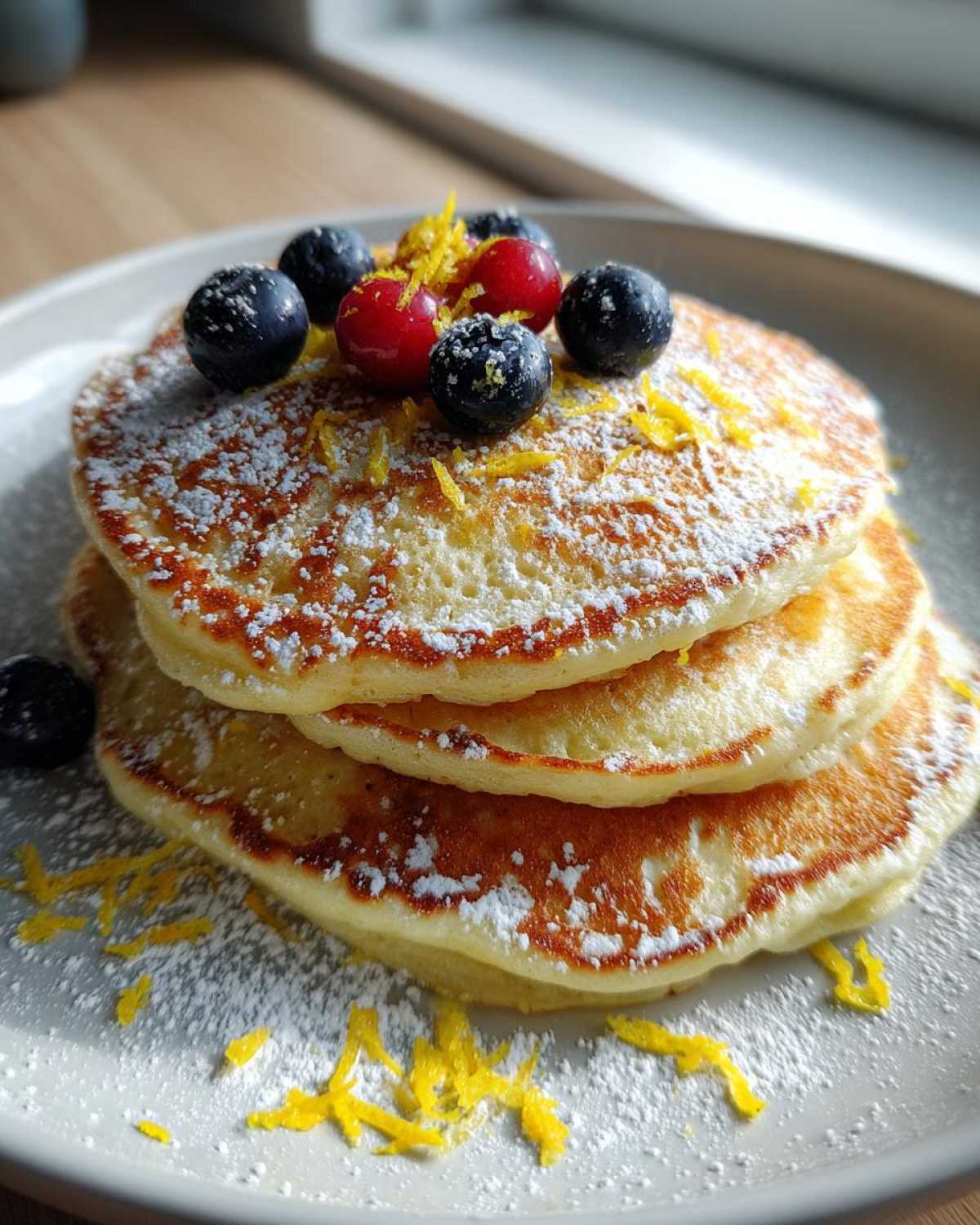 Lemon Ricotta Pancakes - detail 4