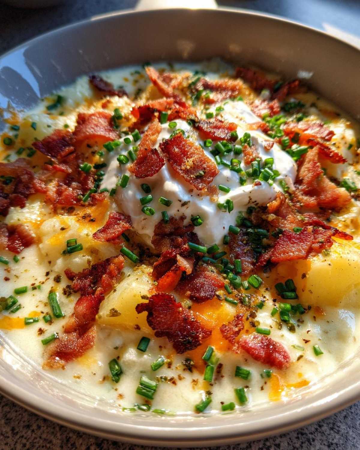 Loaded Baked Potato Soup - detail 2
