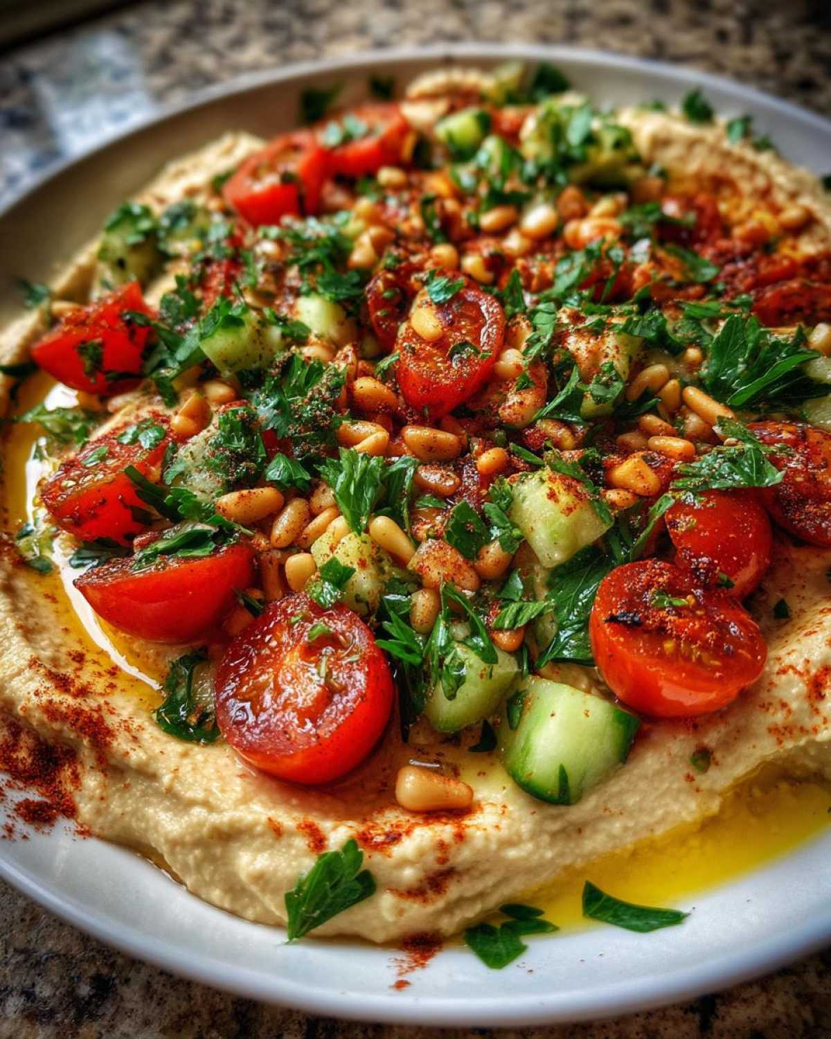 Loaded Hummus Platter - detail 1