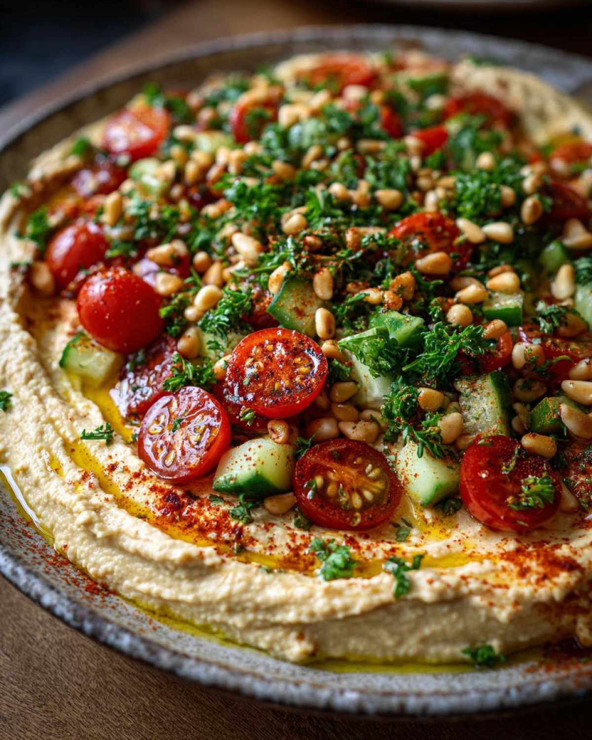 Loaded Hummus Platter - detail 2
