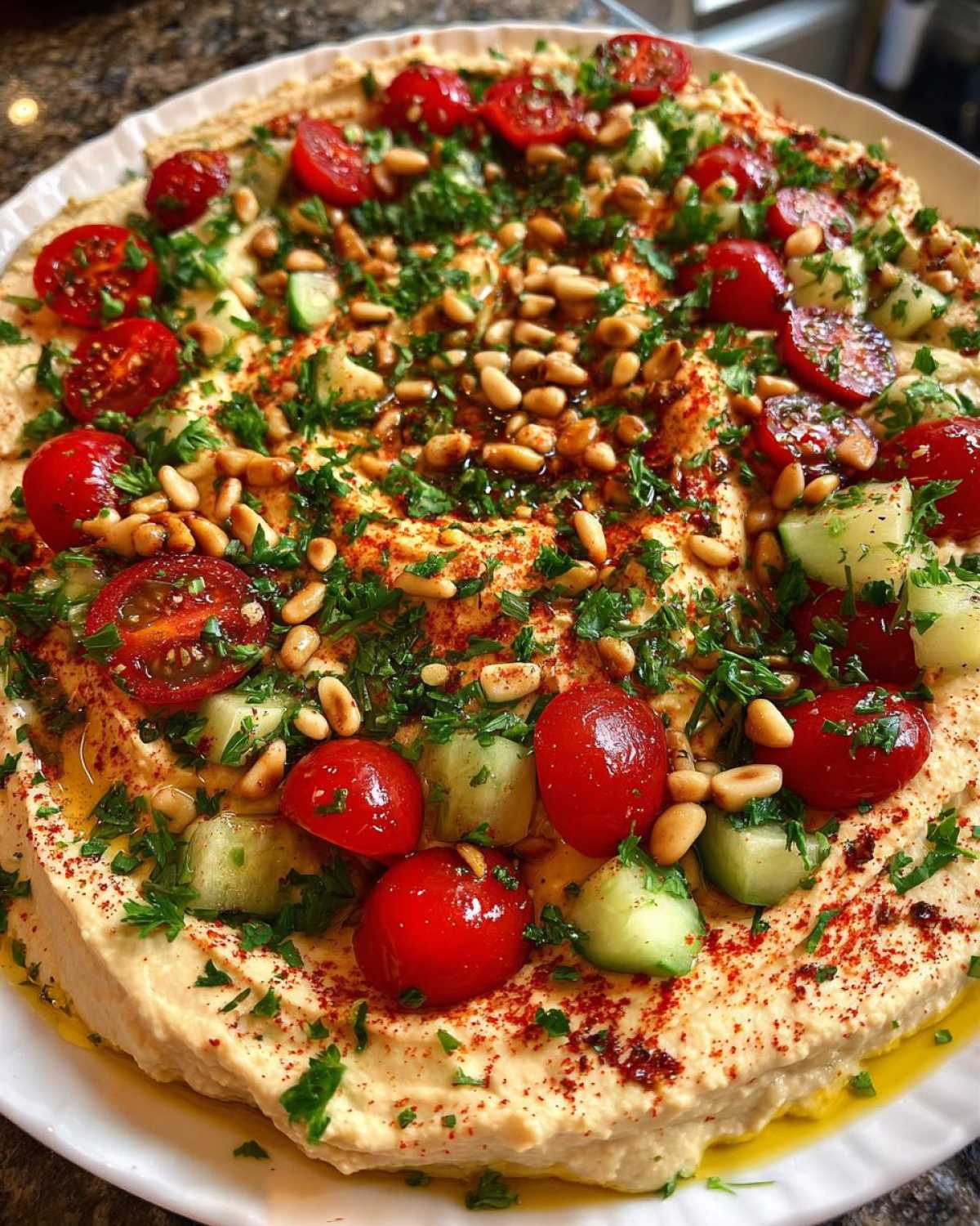 Loaded Hummus Platter - detail 4
