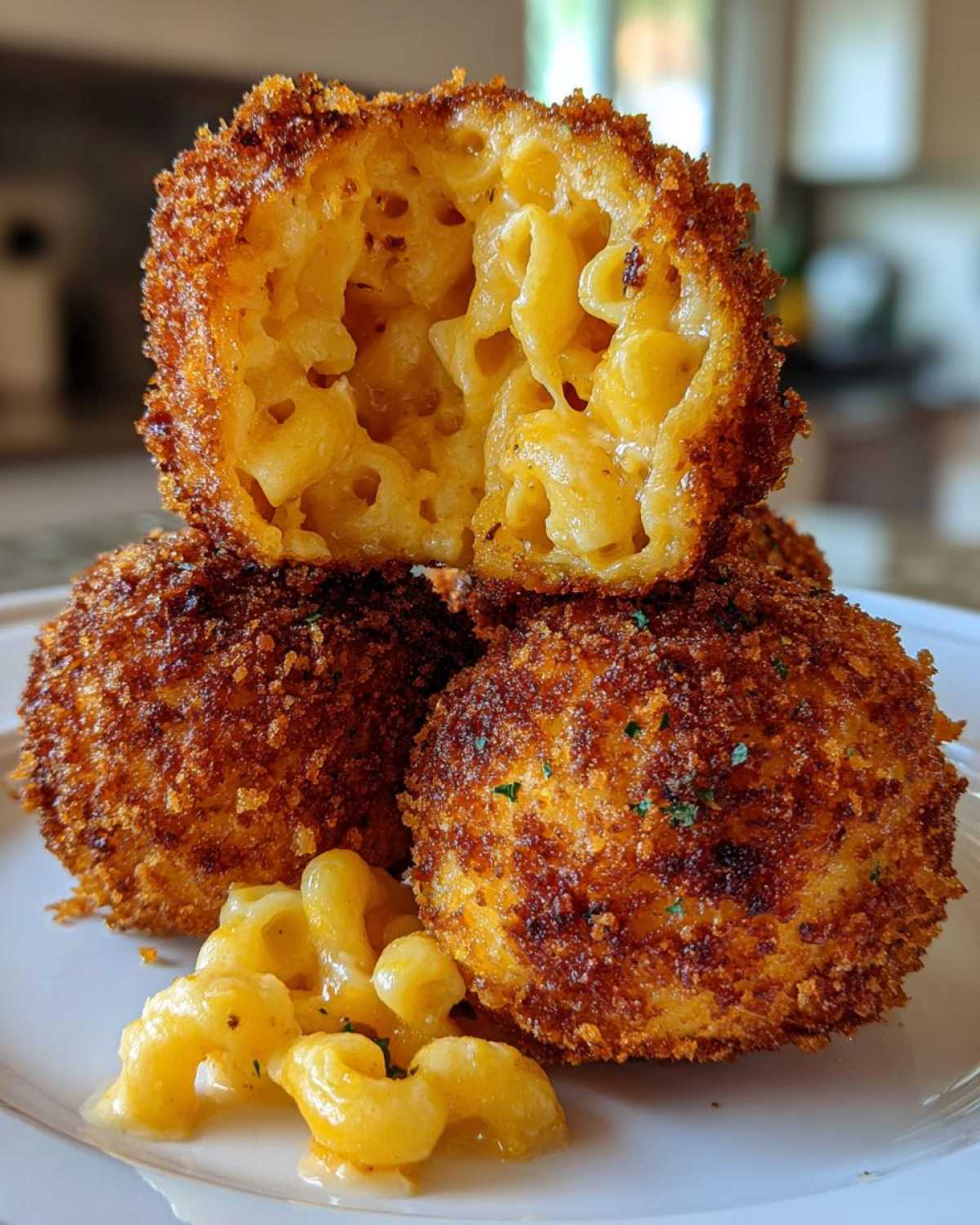 Mac and Cheese Balls - detail 1