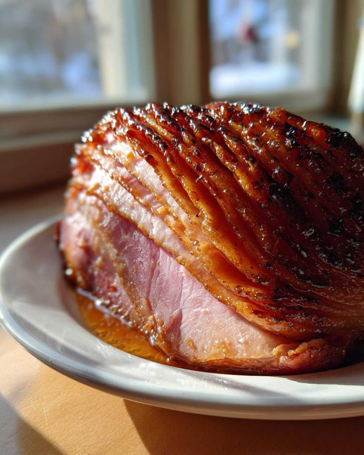Maple-Glazed Holiday Ham - detail 2