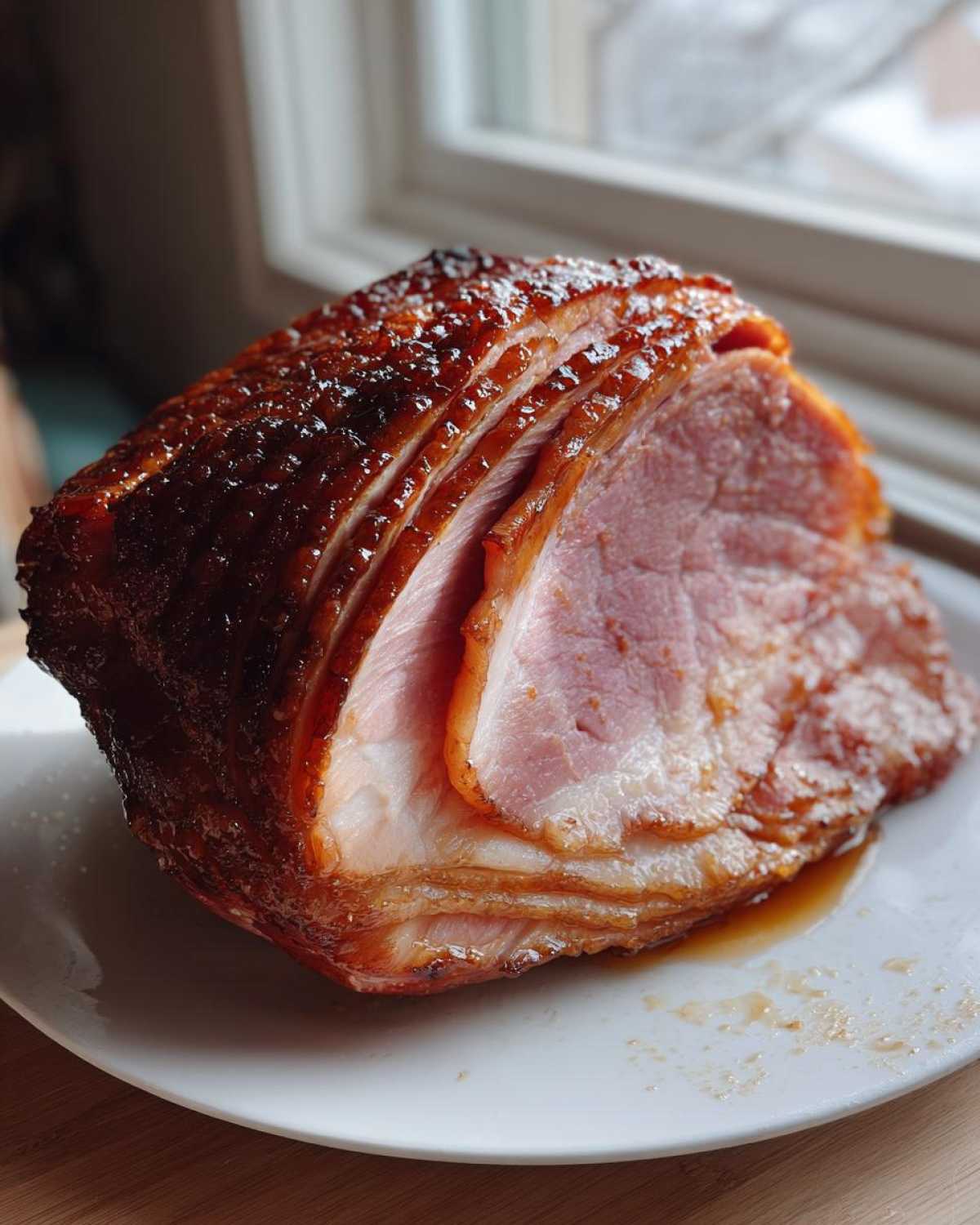Maple-Glazed Holiday Ham - detail 3