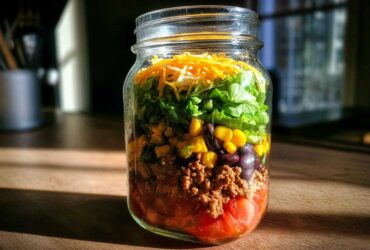 Mason Jar Taco Salad