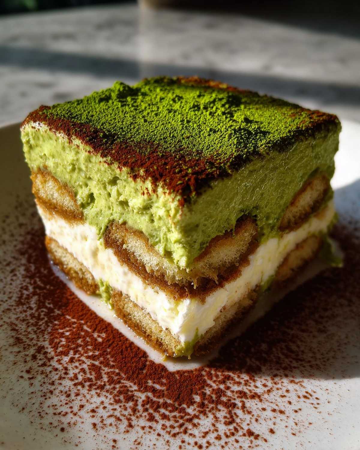 Matcha Tiramisu - detail 1
