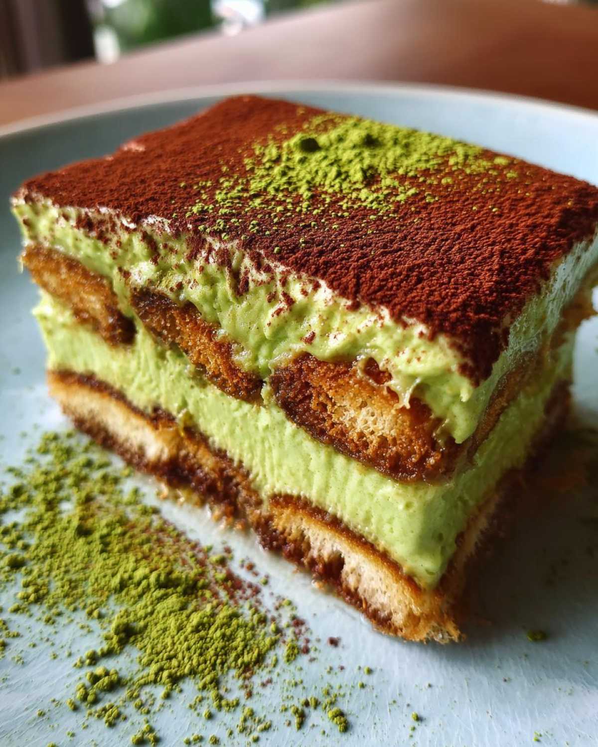 Matcha Tiramisu - detail 2