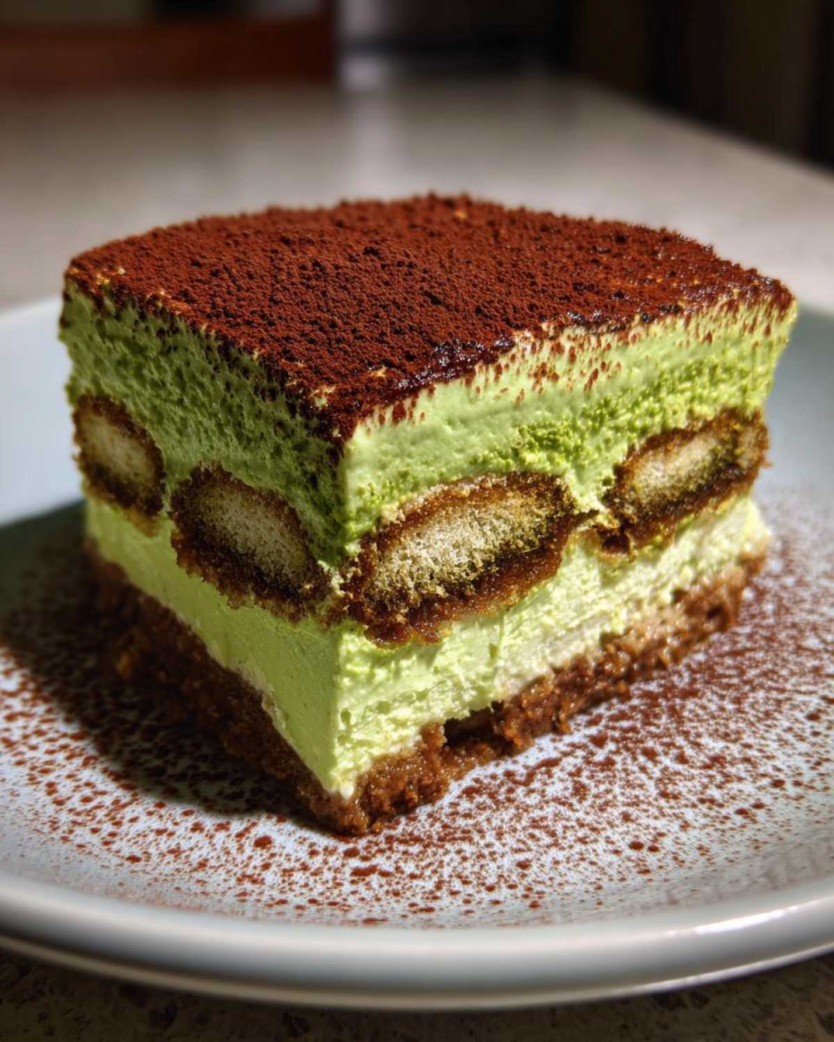 Matcha Tiramisu - detail 3