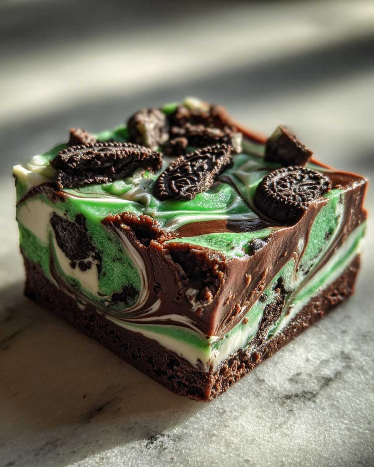 Merry Mint Oreo Fudge - detail 1