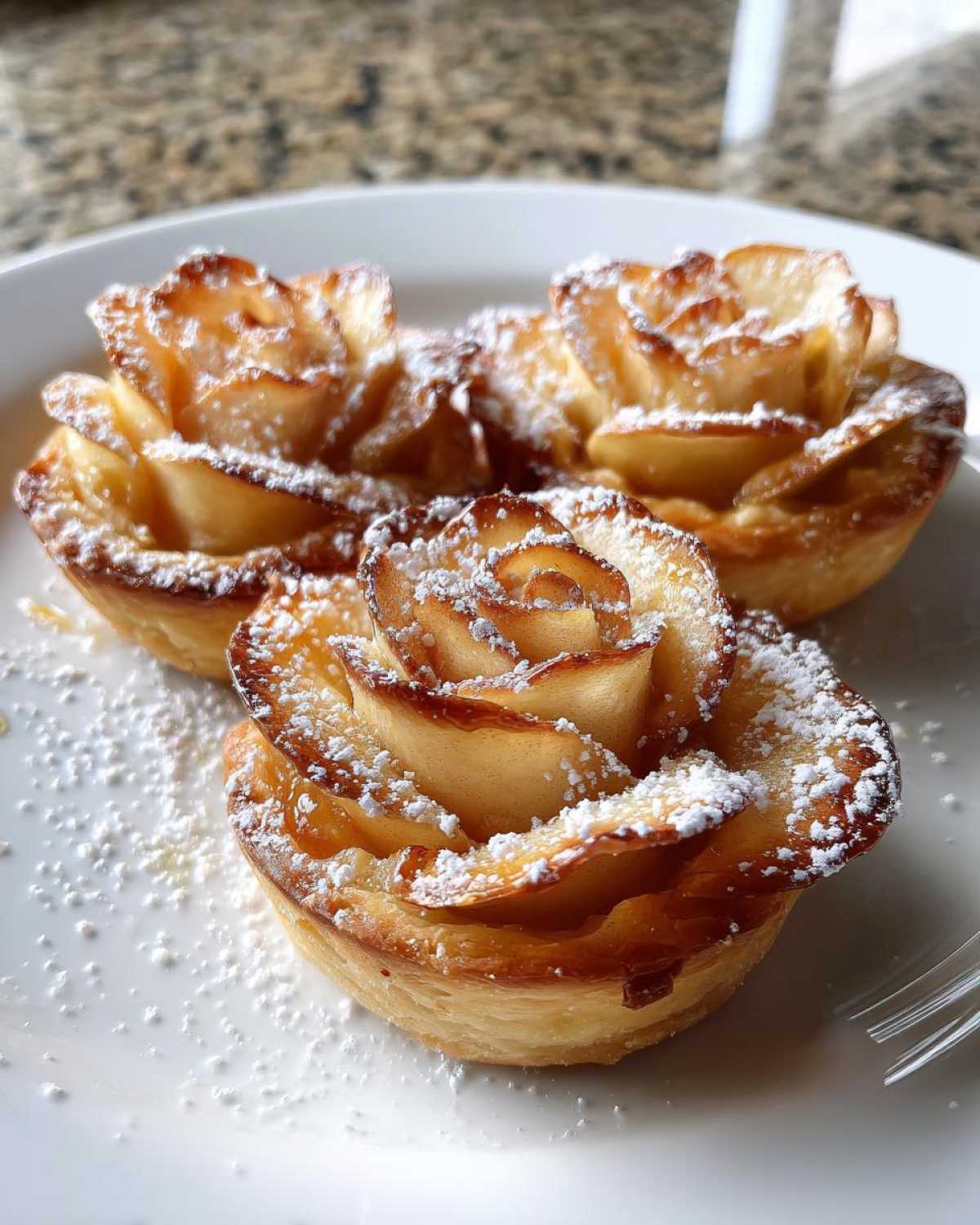 Mini Apple Rose Tarts - detail 2