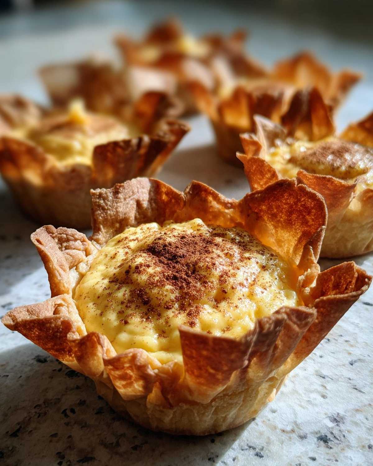 Mini Pumpkin Cheesecakes - detail 2