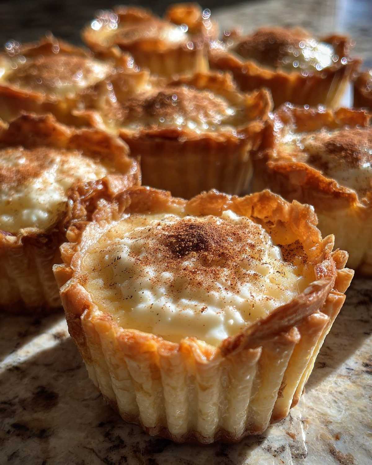 Mini Pumpkin Cheesecakes - detail 1