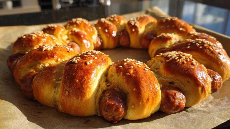 Mini Sausage Wreaths
