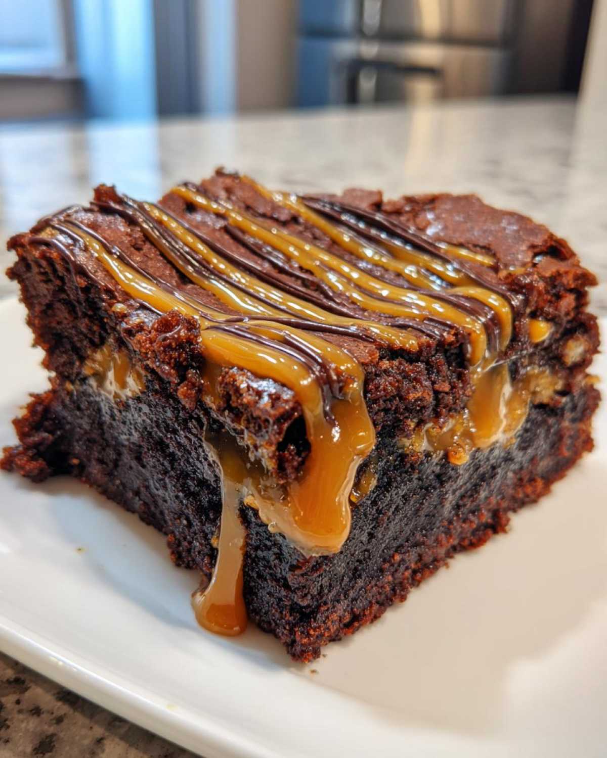 Miso Caramel Brownies - detail 3