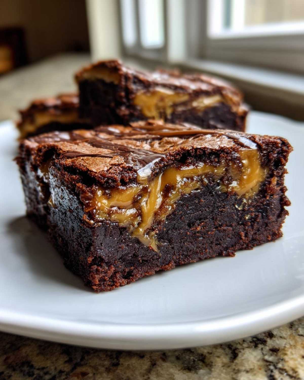 Miso Caramel Brownies - detail 4
