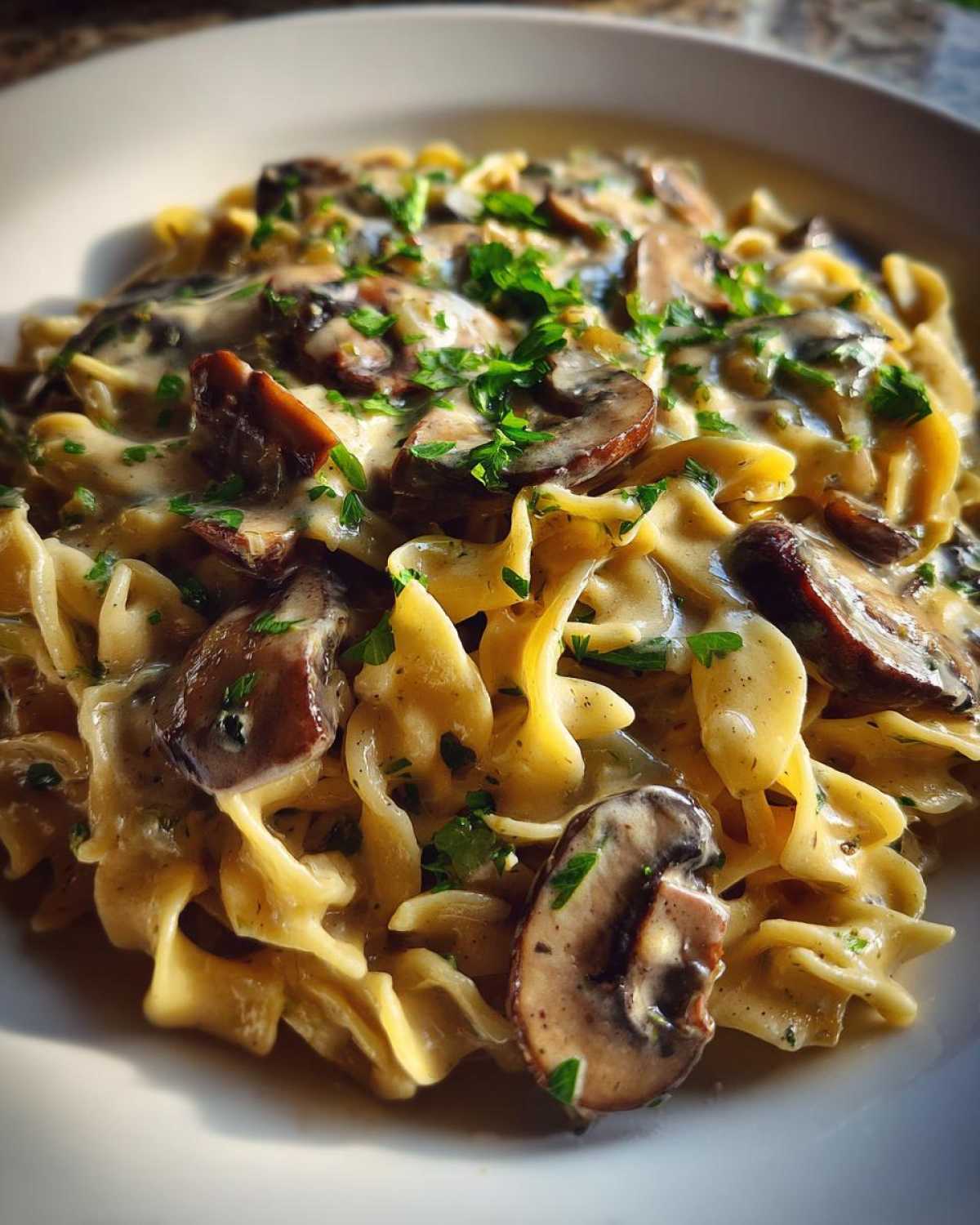 Mushroom Stroganoff - detail 4