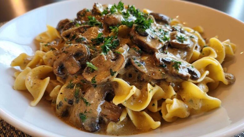 Mushroom Stroganoff
