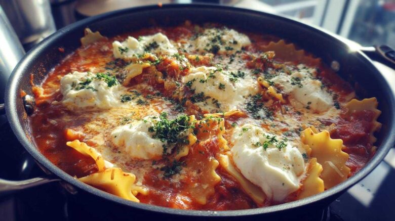 One-Pot Lasagna Soup