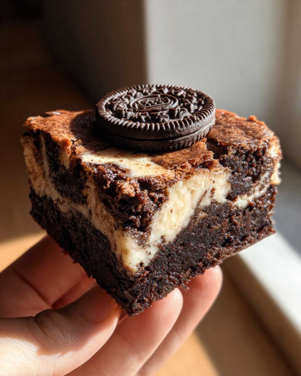 Oreo Cheesecake Brownie Bars - detail 1