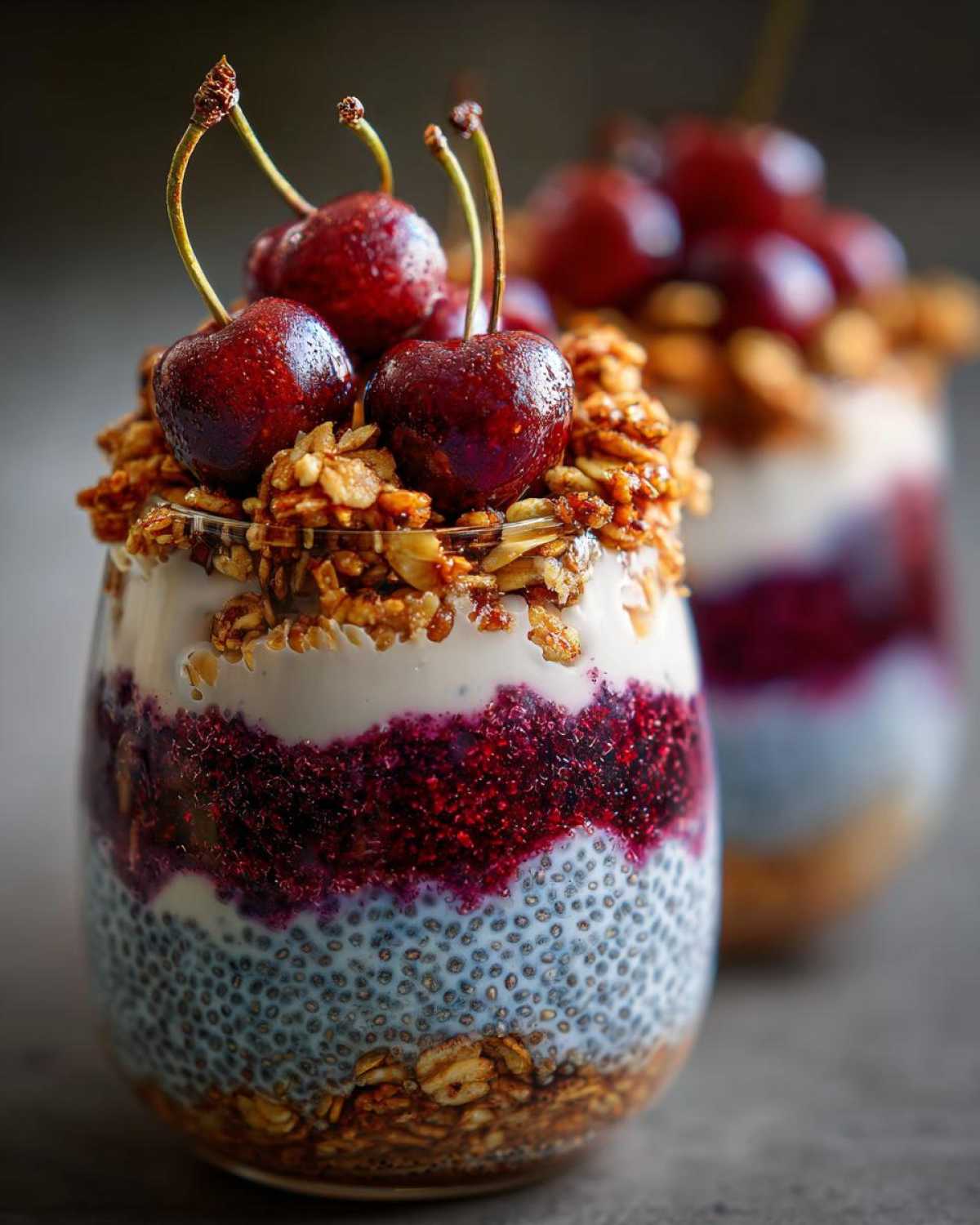 Overnight Chia Pudding Parfait - detail 1